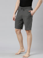 Faso Men's Cotton Side Seam Piping Bermuda Shorts