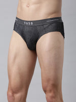 Faso Men's Cotton Denim Look Brief