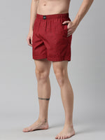 Faso Men's Cotton Printed Woven Boxer Shorts