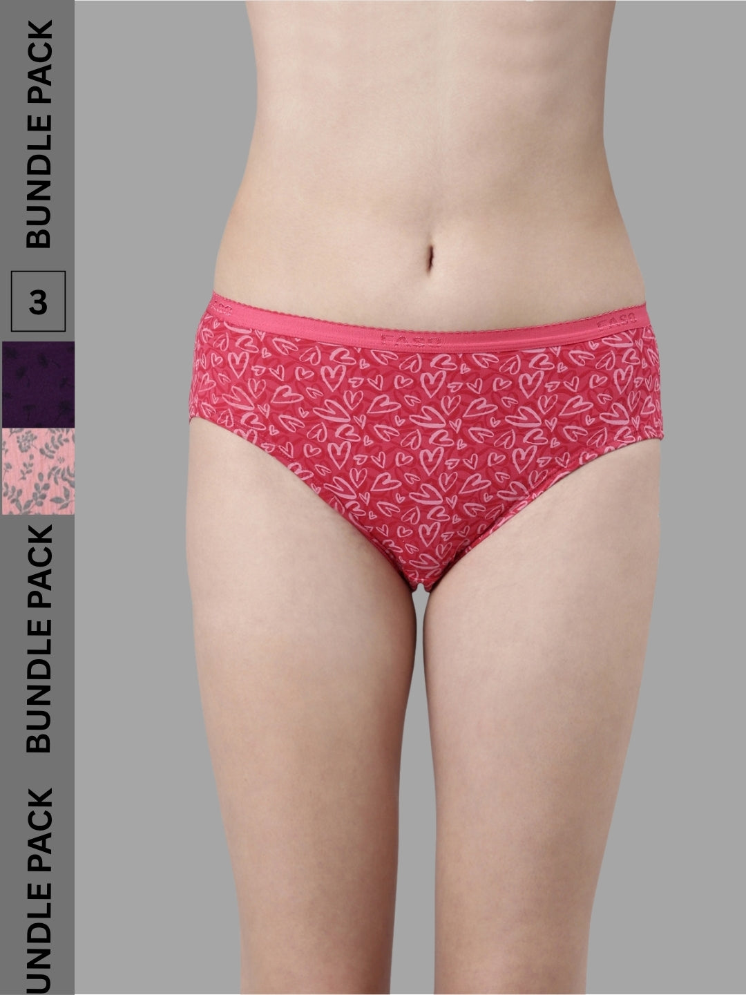 Faso Women's Hipster (Pack of 3)