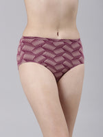 Faso Women's Premium Micro Modal Illusion Printer Hipster