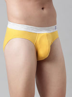 Faso Men's Cotton Metallic Elastic Brief