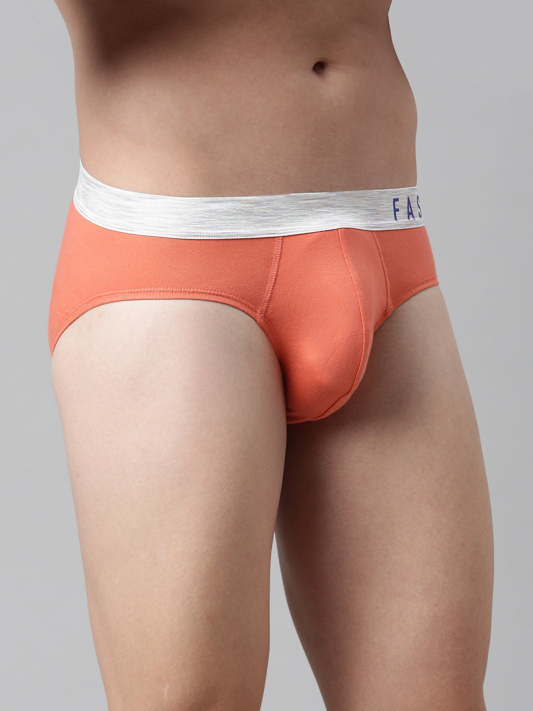 Faso Men's Cotton Metallic Elastic Brief