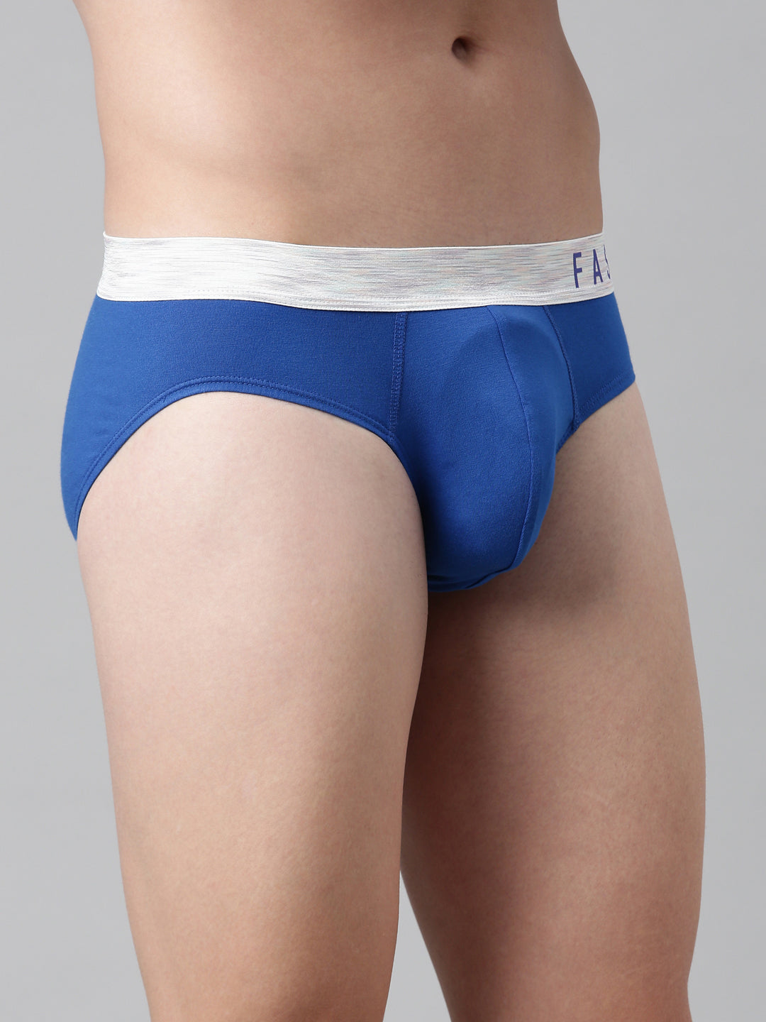 Faso Men's Cotton Metallic Elastic Brief