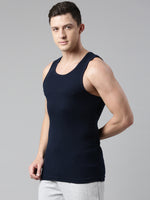 Faso Men's Cotton Rib Comfort Color Vest
