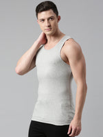 Faso Men's Cotton Rib Comfort Color Vest