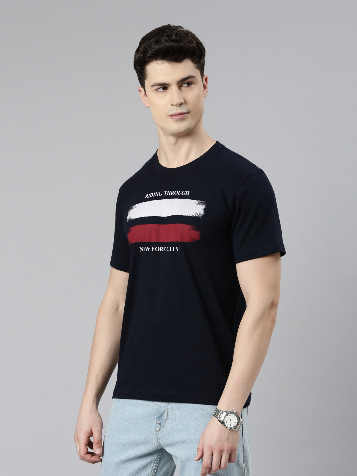 FASO Men’s Premium Cotton Printed T-Shirt