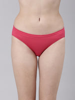 Faso Women's Cotton Inner Elastic Bikini (Pack of 2)