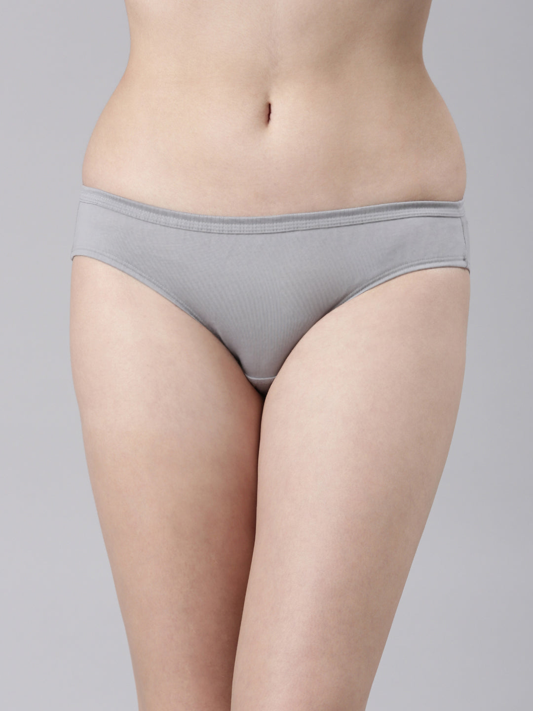 Faso Women's Cotton Inner Elastic Bikini (Pack of 2)