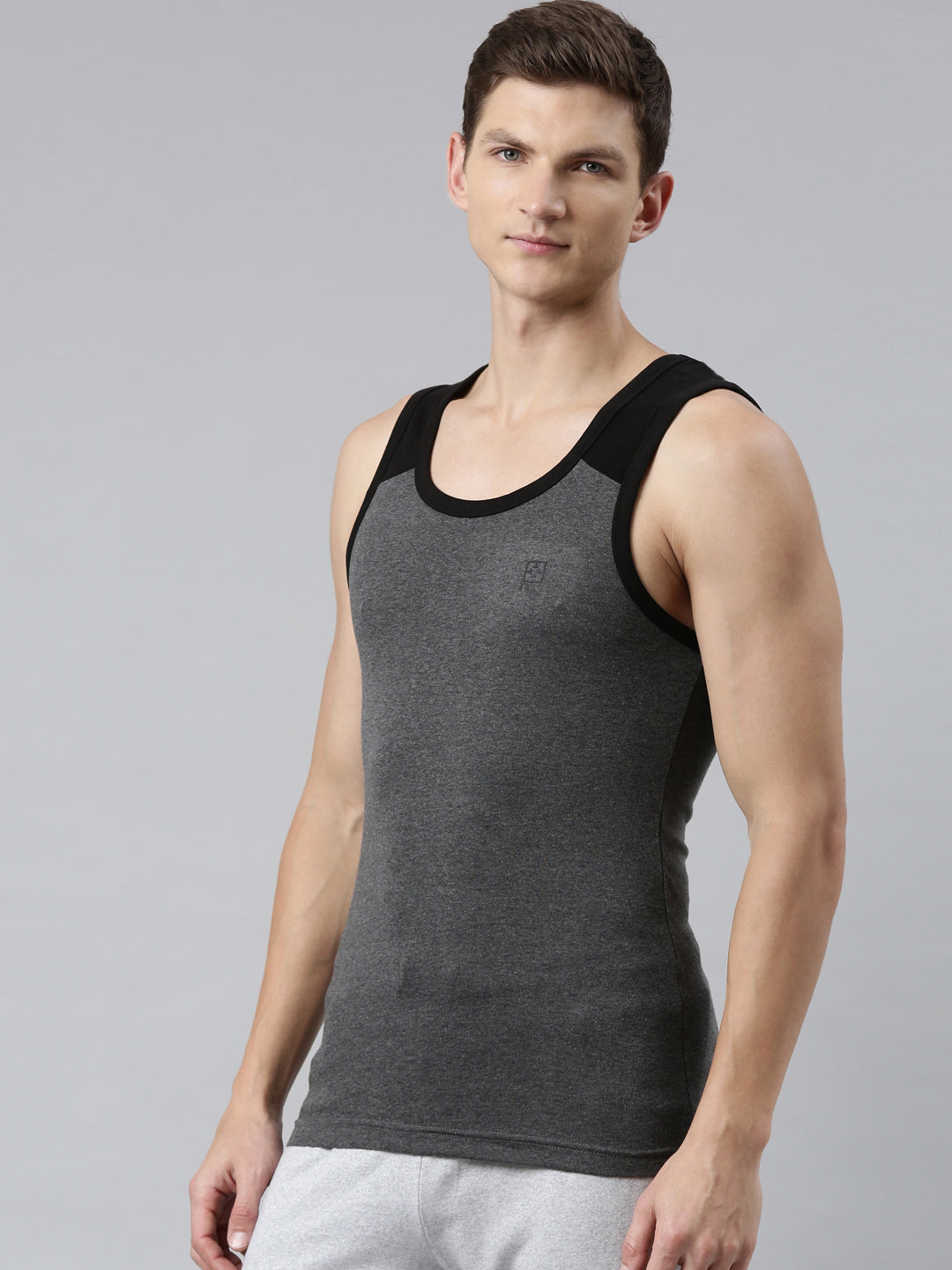 Faso Men's Cotton Color Vest