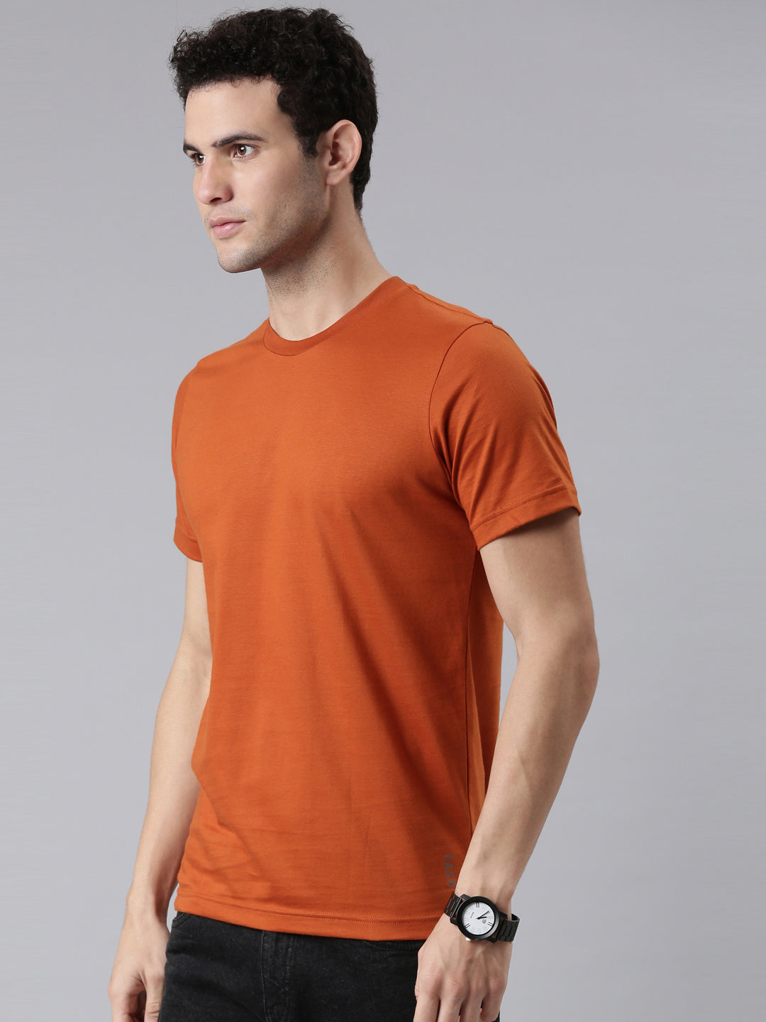 FASO Men’s Cotton Crew Neck Casual T-Shirt
