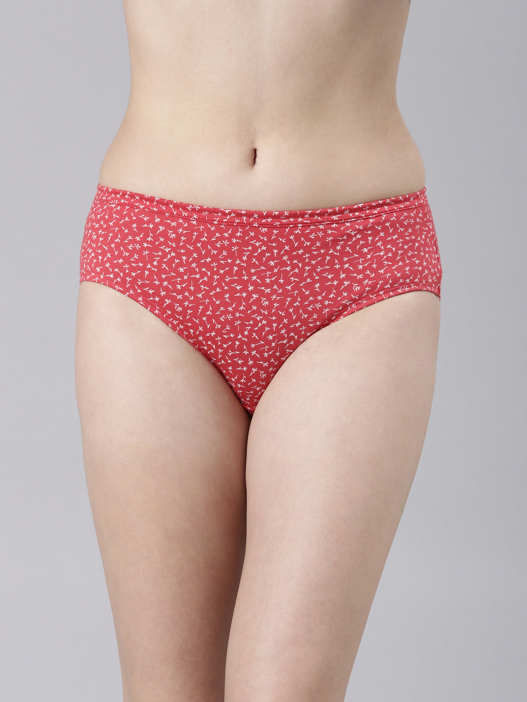 Faso Women's Cotton Inner Elastic Hipster (Pack of 2)