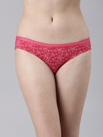 Faso Women's Cotton Outer Elastic Bikini (Pack of 2)