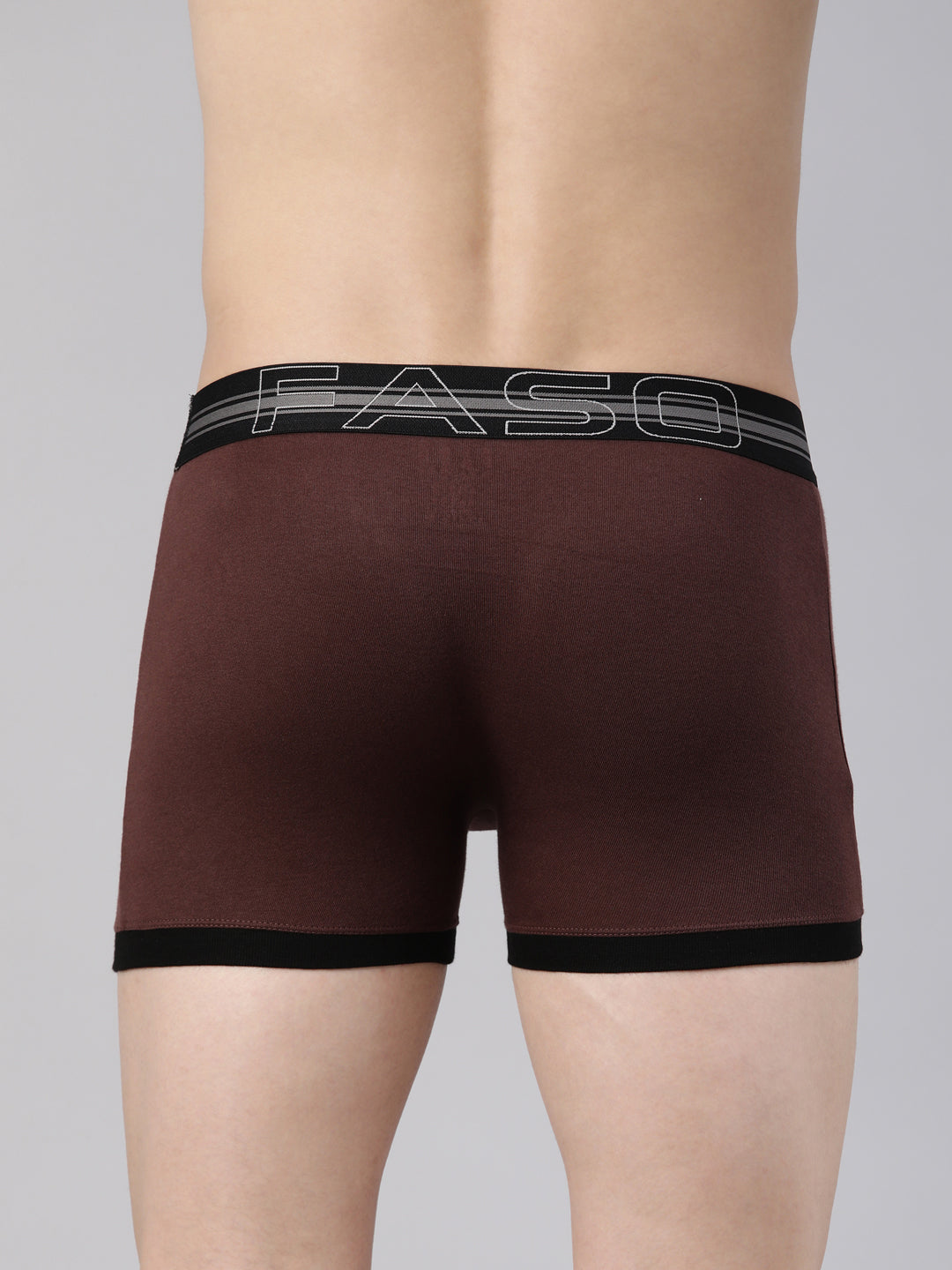 Faso Men's Cotton Contrast Binding Trunk (Pack of 2)