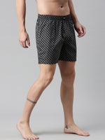 Faso Men's Cotton Printed Woven Boxer Shorts