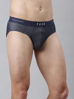 Faso Men's Cotton Denim Look Brief