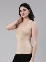 Faso Women's Cotton Stretch fabric Camisole