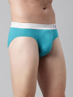 Faso Men's Cotton Metallic Elastic Brief