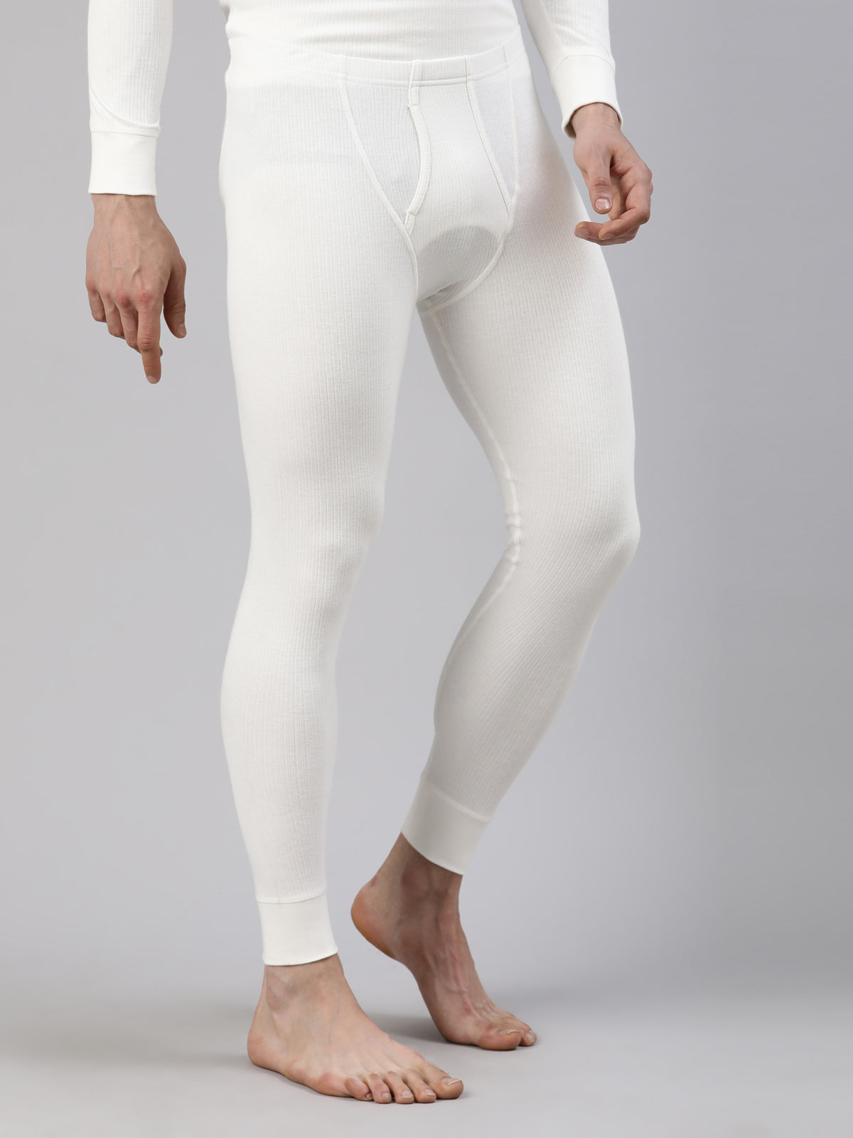 FASO Men’s Thermal Long Pants with Rib