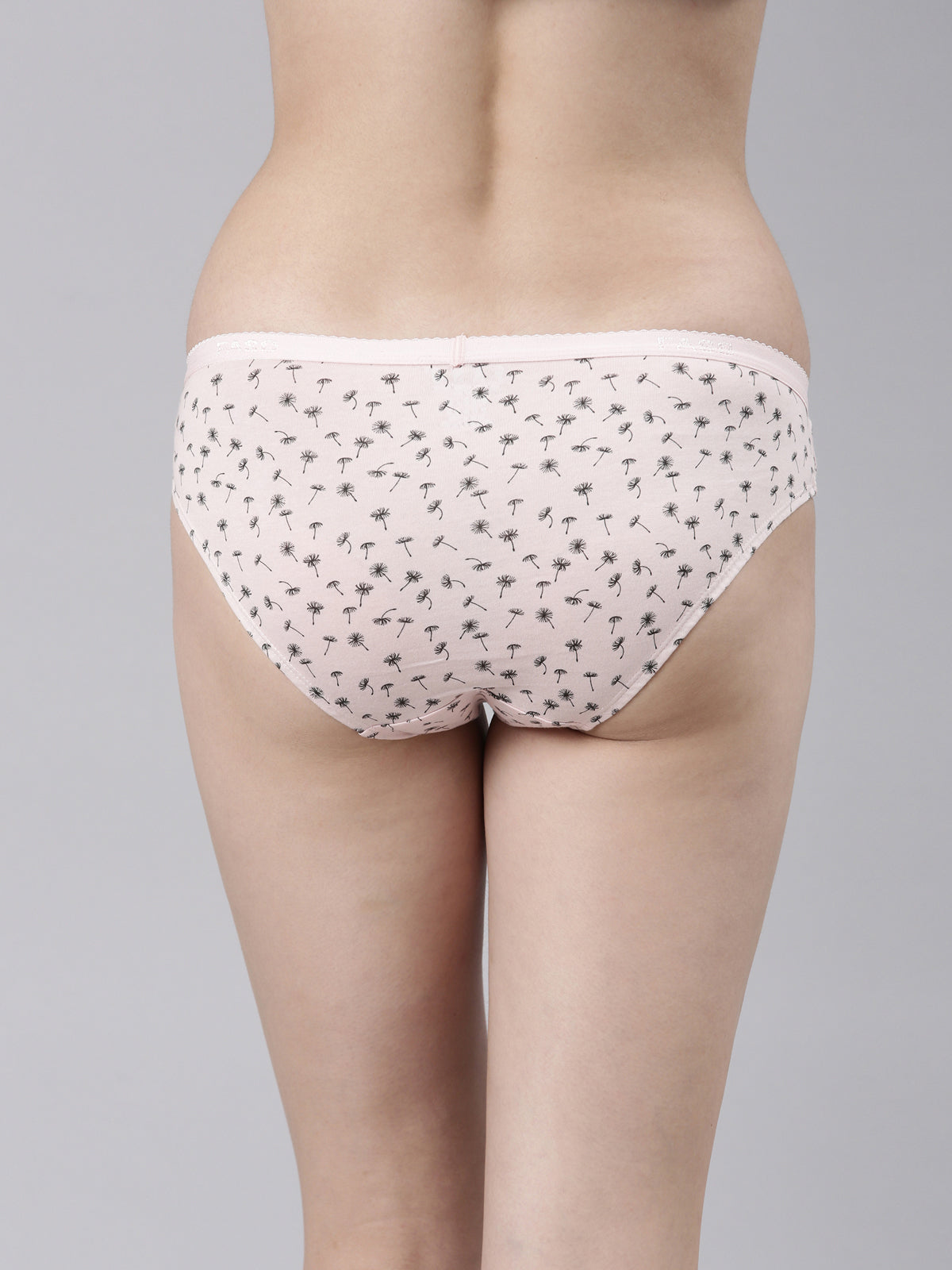Faso Women's Cotton Outer Elastic Bikini (Pack of 3)
