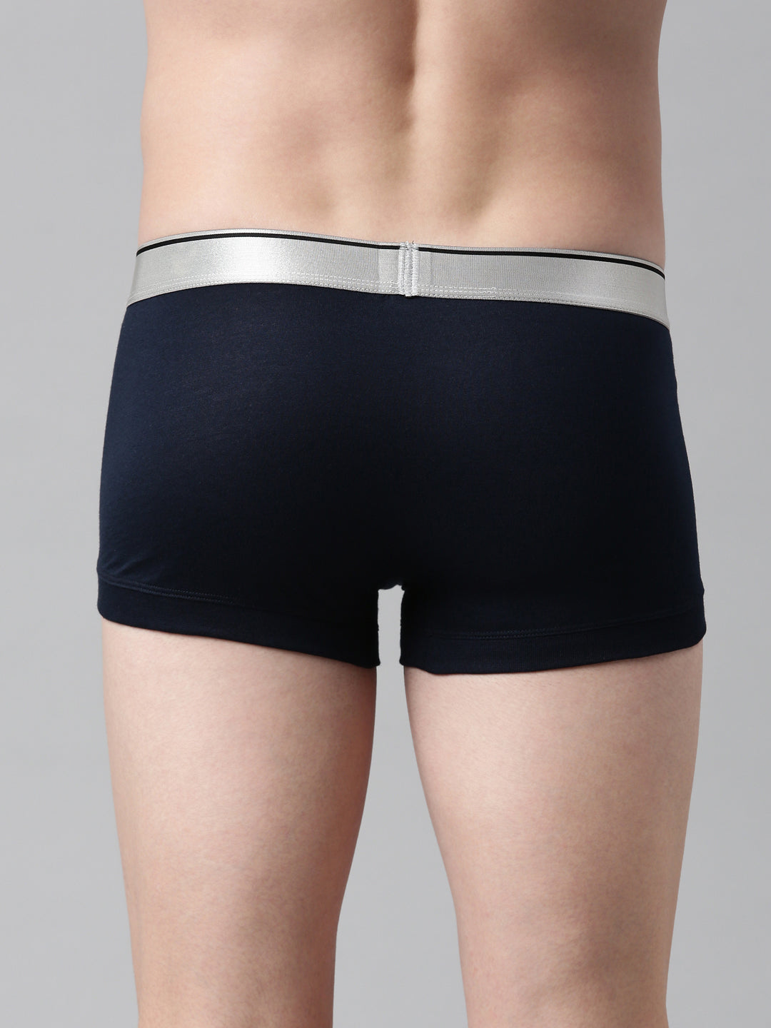 Faso Men's Cotton Modal Metalic Outer Elastic Trunk