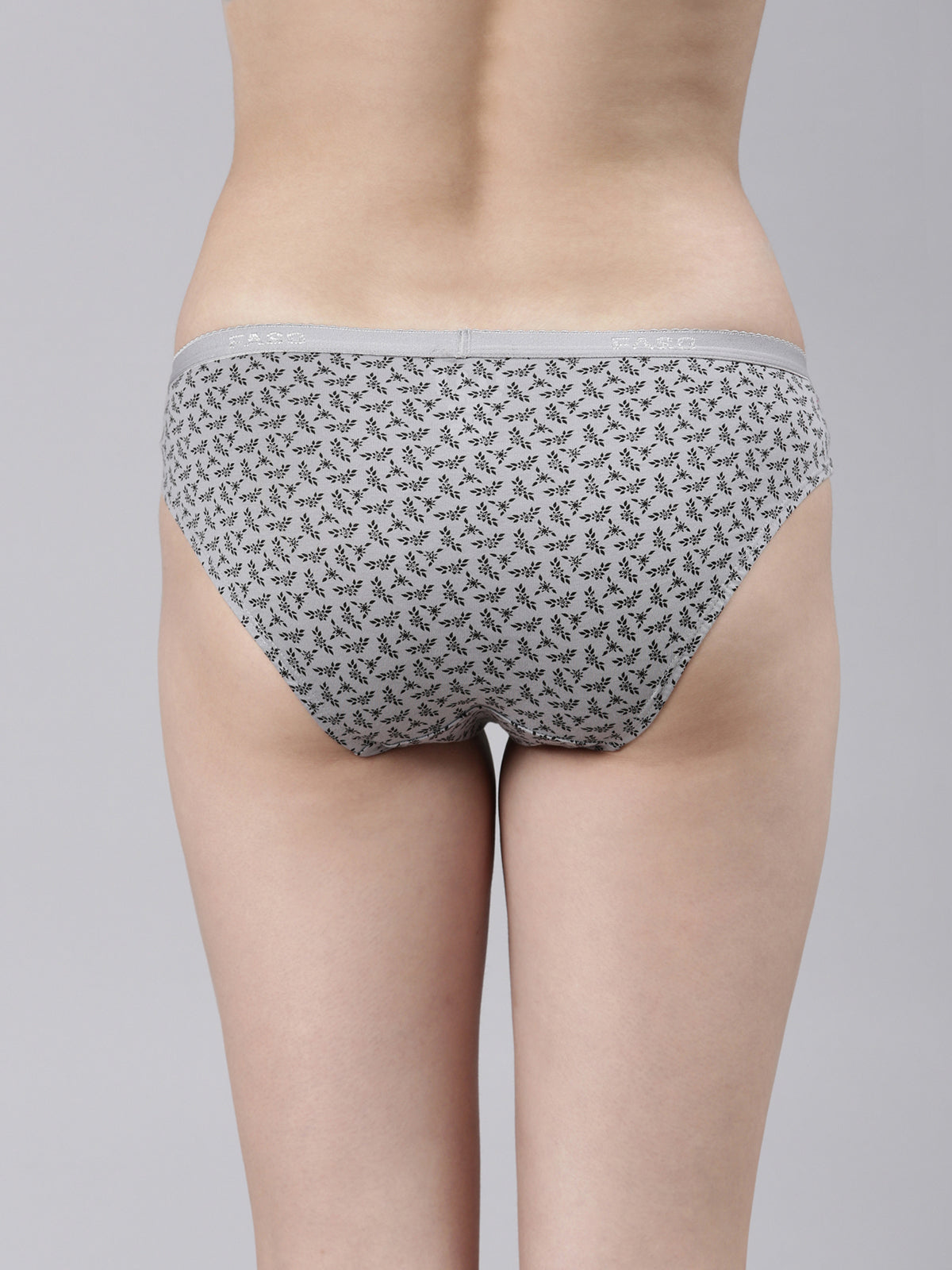 Faso Women's Cotton Outer Elastic Bikini (Pack of 3)