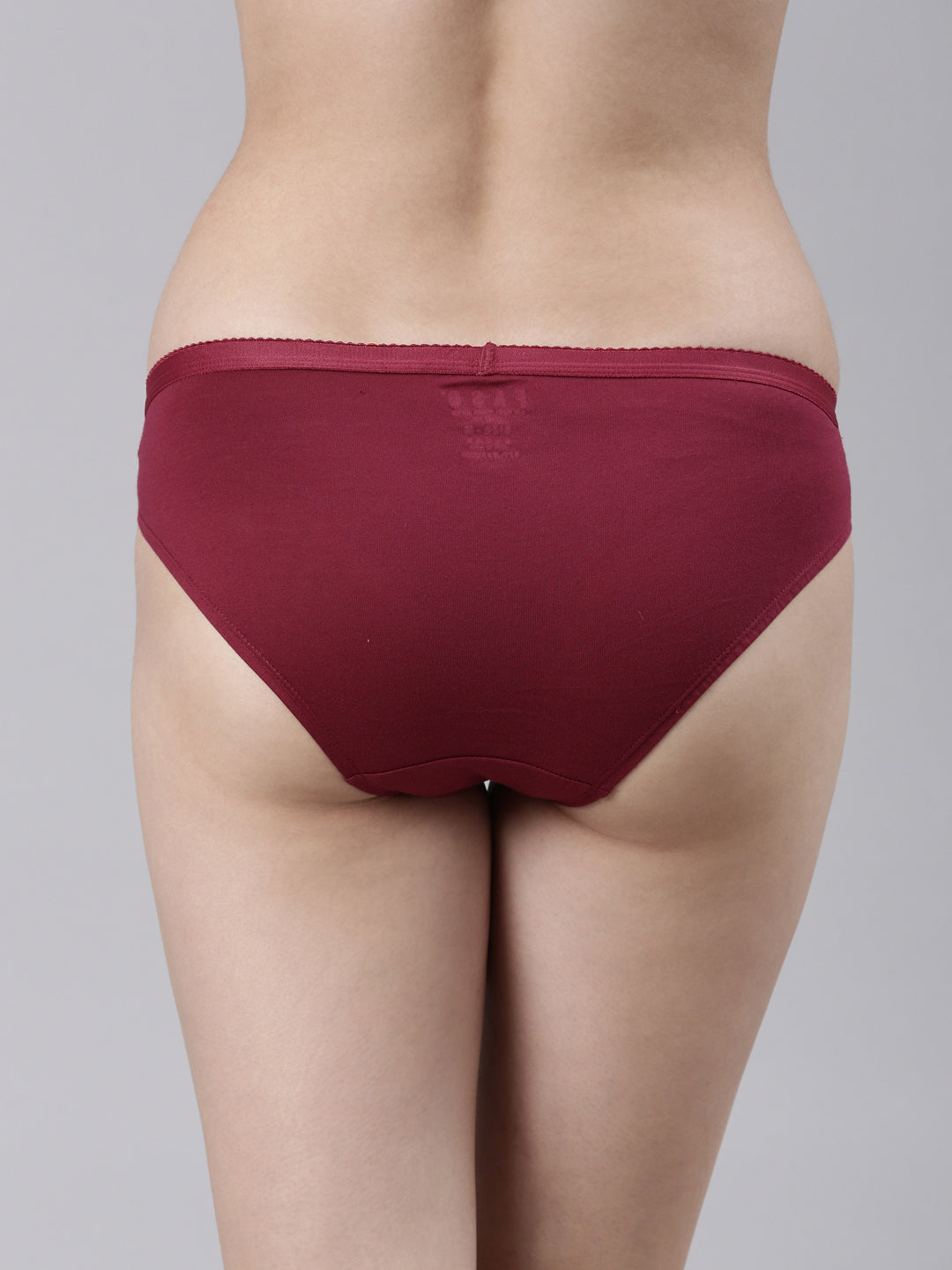 Faso Women's Cotton Outer Elastic Bikini (Pack of 2)