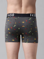 Faso Men's Cotton Printed Trunk