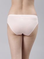 Faso Women's Cotton Outer Elastic Bikini (Pack of 3)