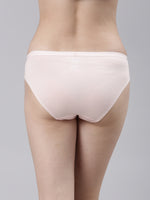 Faso Women's Cotton Outer Elastic Bikini (Pack of 2)