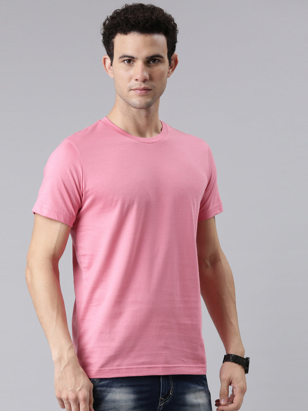 FASO Men’s Cotton Crew Neck Casual T-Shirt
