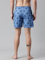 Faso Men's Cotton Printed Woven Boxer Shorts