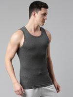 Faso Men's Cotton Rib Comfort Color Vest