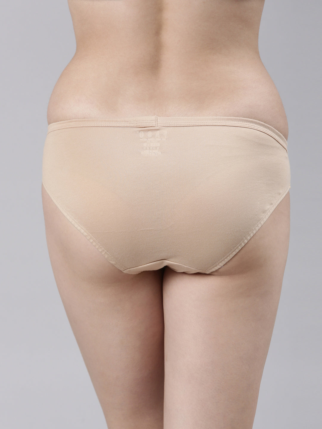 Faso Women's Cotton Inner Elastic Bikini (Pack of 2)