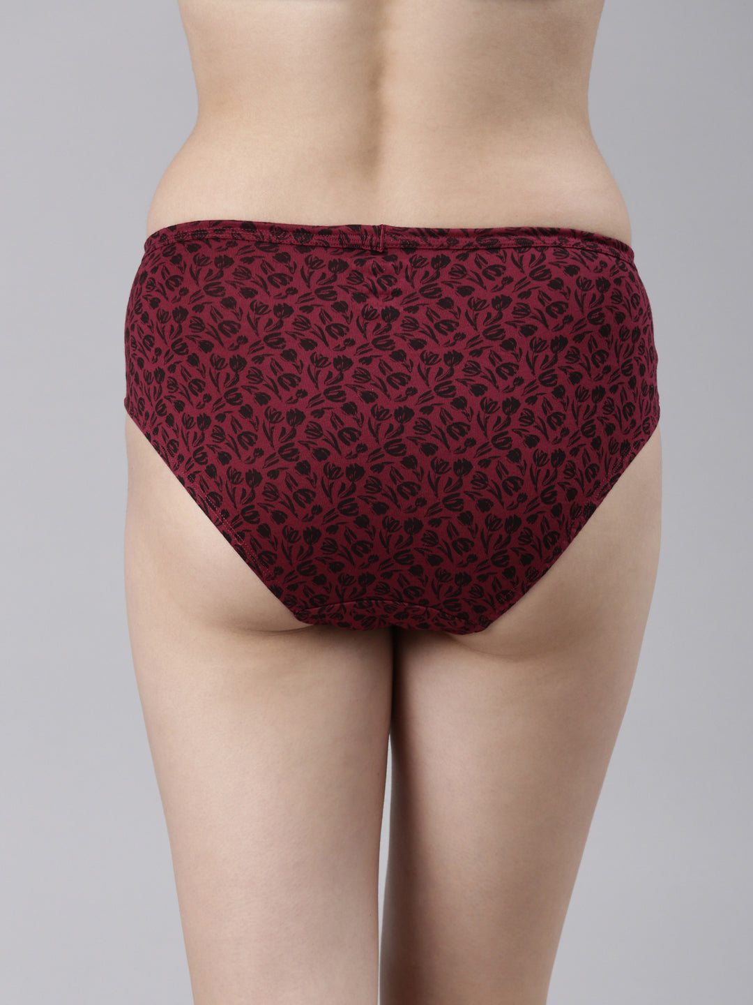 Faso Women's Cotton Inner Elastic Hipster (Pack of 2)