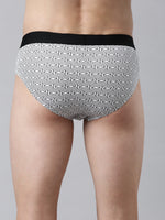 Faso Men's Printed Cotton Stretchable Brief
