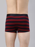 Faso Men's Cotton Yarn Dyed Striped Trunk