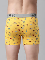 Faso Men's Cotton Printed Trunk