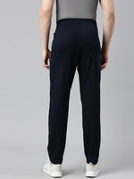 Faso Men's Cotton Side Seam Piping Track Pant