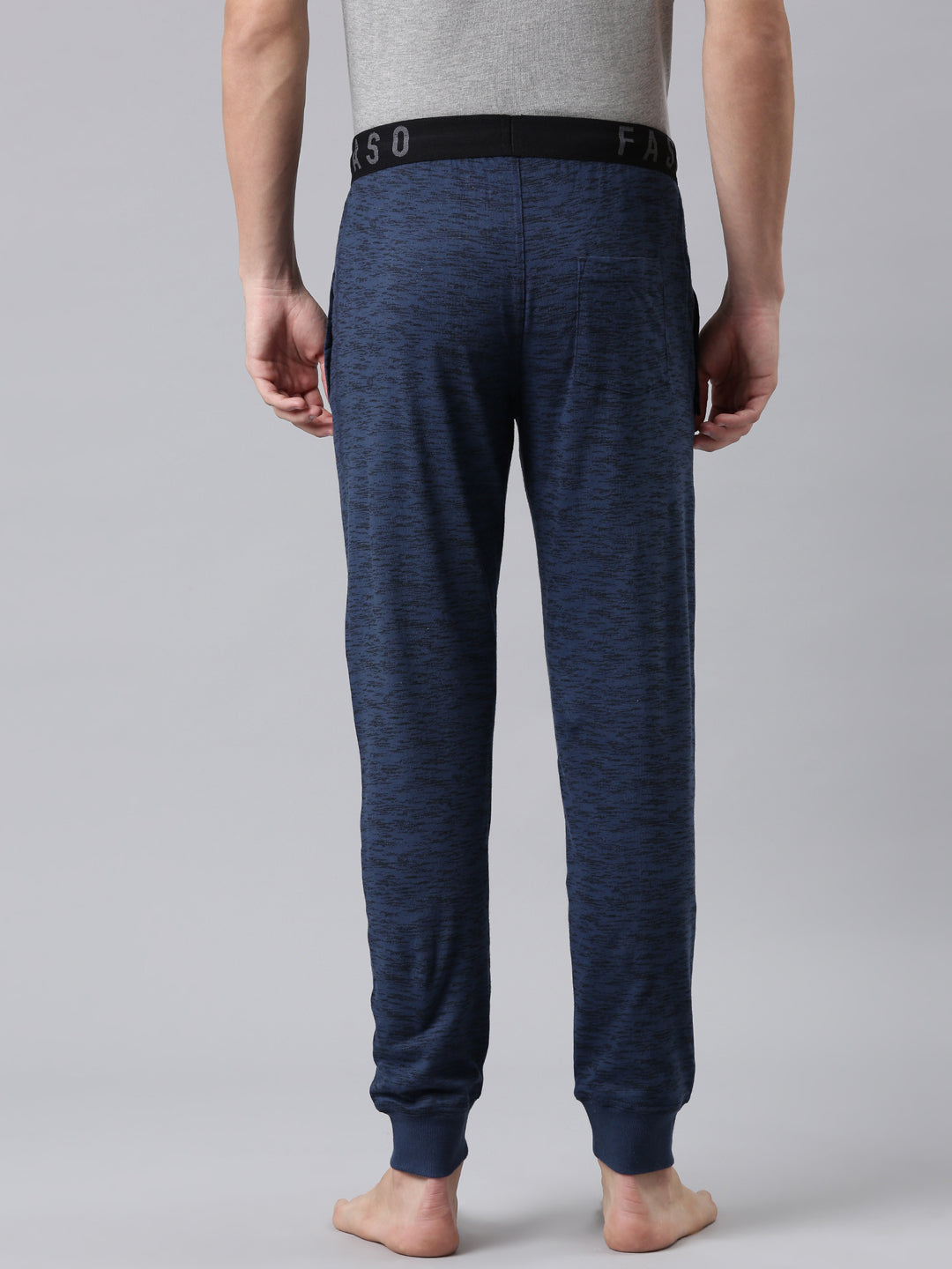Faso Men's Premium Cotton Outer Elastic Jogger