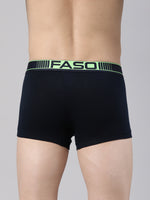 Faso Men's Cotton Neon Outer Elastic Trunk (Pack of 2)
