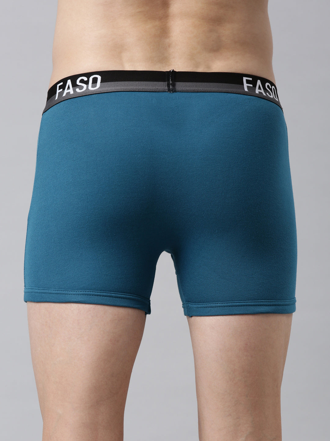 Faso Men's Cotton Outer Elastic Trunk (Pack of 2)