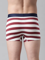 Faso Men's Cotton Yarn Dyed Striped Trunk