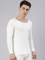 Faso Men's Round Neck Full Sleeve With Rib Thermal T-Shirt