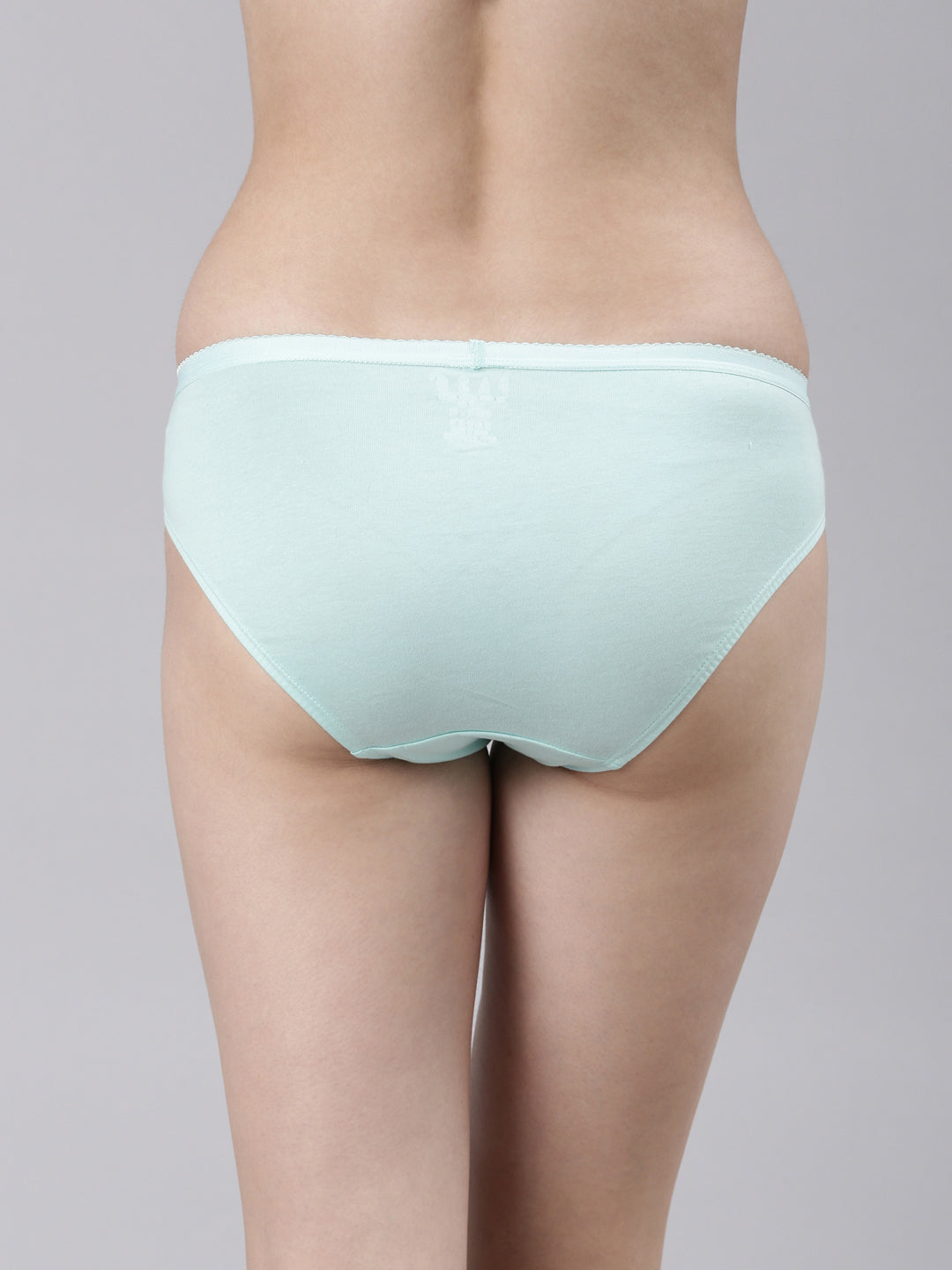 Faso Women's Cotton Outer Elastic Bikini (Pack of 2)