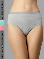 Faso Women's Outer Elastic Hipster (Pack of 3)