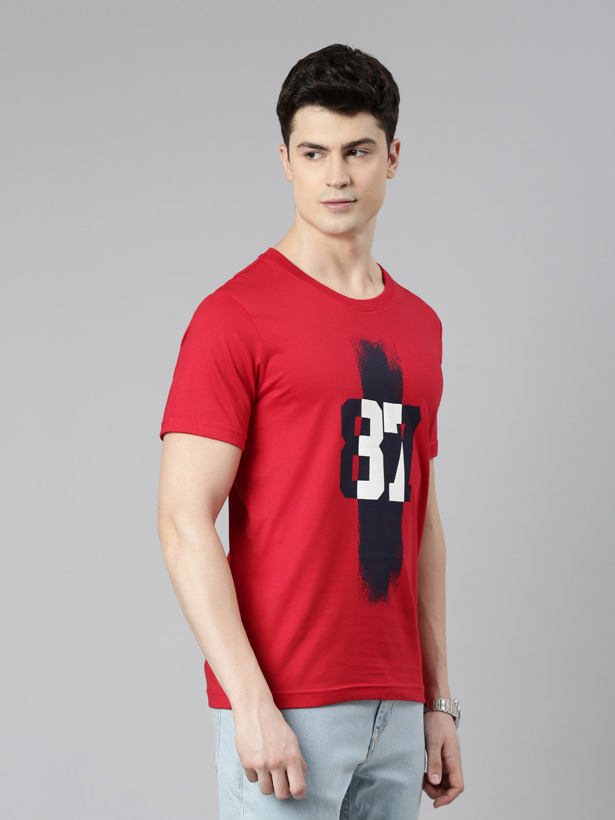 FASO Men’s Premium Cotton Printed T-Shirt