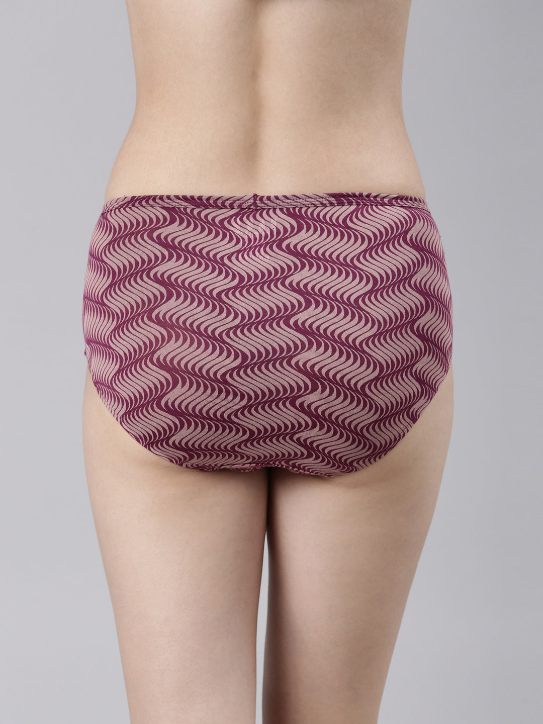 Faso Women's Premium Micro Modal Illusion Printer Hipster