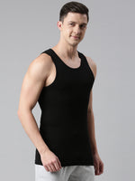 Faso Men's Cotton Rib Comfort Color Vest