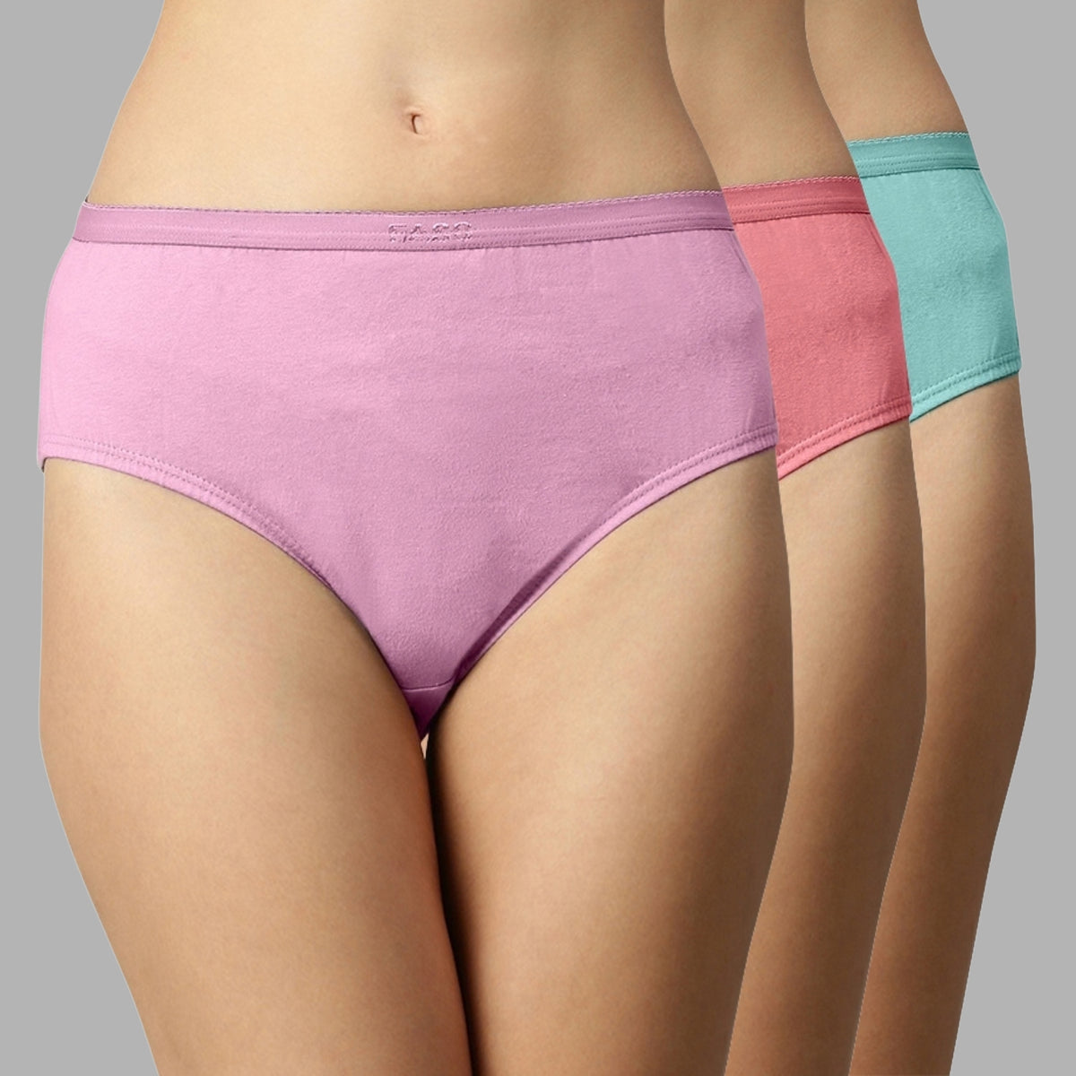 Faso Women's Outer Elastic Hipster (Pack of 3)